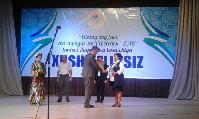 «Жылдың ең белсенди руўхыйлық үгит-нәсиятлаўшысы» республикалық таңлыўының жеңимпазы Елликқаладан