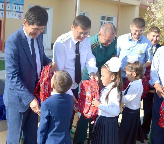 Нөкис районында 140 орынлық мектептиң жаңаланған имараты пайдаланыўға тапсырылды