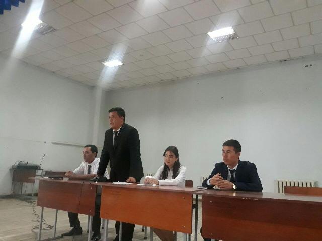 НМПИде Өзбекстан жаслар аўқамы басланғыш шөлкеминиң топар ҳәм факультет жетекшилери сайлаўы болып өтти