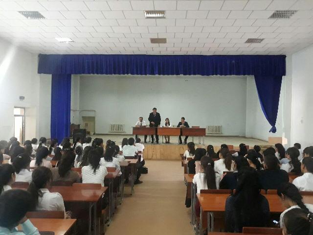 НМПИде Өзбекстан жаслар аўқамы басланғыш шөлкеминиң топар ҳәм факультет жетекшилери сайлаўы болып өтти