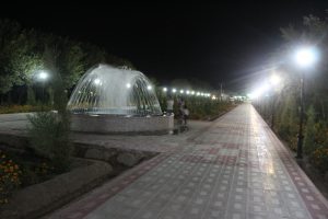 Шымбай районы орайында және еки фонтан қурып питкерилди (+фото)