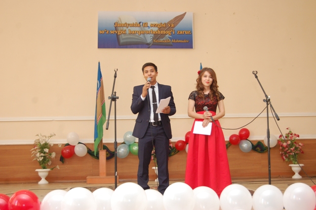 Өзбек тилине мәмлекетлик тил бийлигиниң берилгенине 29 жыл: НМПИде тил байрамына бағышланған конференция өткерилди