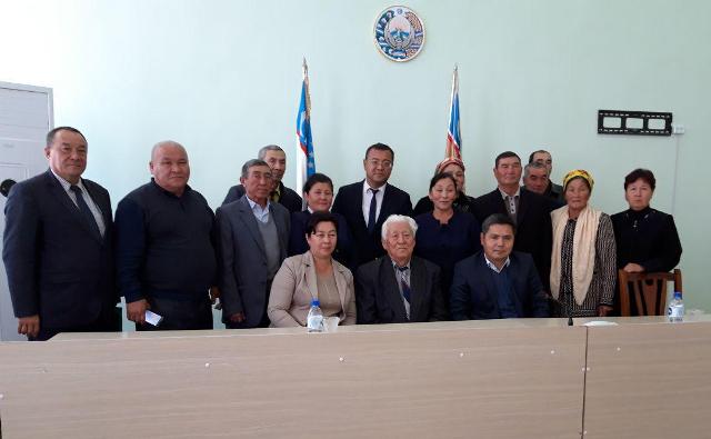 Мойнақ районы ҳәкимлигинде академик Жуманазар Базарбаевтың 85 жыллығына арналған ушырасыў болып өтти