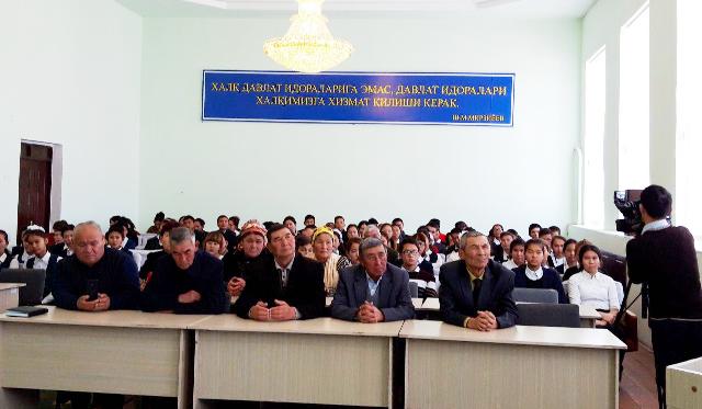 Мойнақ районы ҳәкимлигинде академик Жуманазар Базарбаевтың 85 жыллығына арналған ушырасыў болып өтти