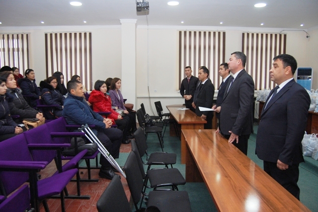 НМПИде «Халықаралық майыпларды қорғаў күни» мүнәсибети менен саўғалар тапсырылды