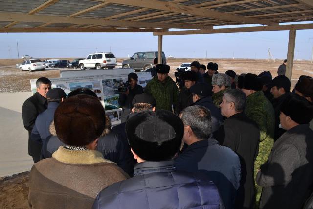 Мойнақ районында жаңа қалаша, консерва заводы ҳәм қамыстан ағаш өнимлерин ислеп шығаратуғын заводтың ирге тасы қойылды