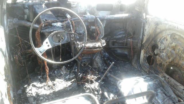 16+. Елликқаладағы өртенип кеткен «Матиз»диң фотосүўретлери жәрияланды