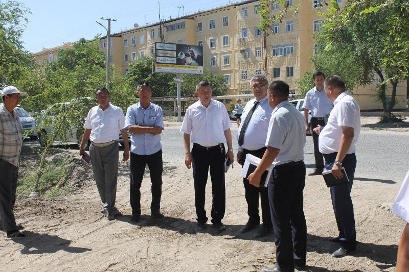 Жоқары ҳәм орта арнаўлы билимлендириў министри НМПИдиң жаңа оқыў имаратының қурылыс жумыслары менен танысты Жоқары ҳәм орта арнаўлы билимлендириў министри НМПИдиң жаңа оқыў имаратының қурылыс жумыслары менен танысты