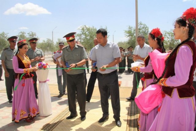 Нөкис гарнизонындағы мобилизациялық шақырыў резерви батальонында жаңа асхана пайдаланыўға тапсырылды