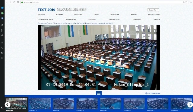 Тест басланды: Процести онлайн ҳәм ТВ арқалы бақлап барыў имканияты жаратылды Тест басланды: Процести онлайн ҳәм ТВ арқалы бақлап барыў имканияты жаратылды