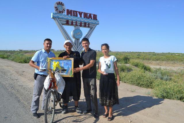 18-июльда жолға шыққан сырдәрьялы Абдурасул ата Мойнаққа жетип барды