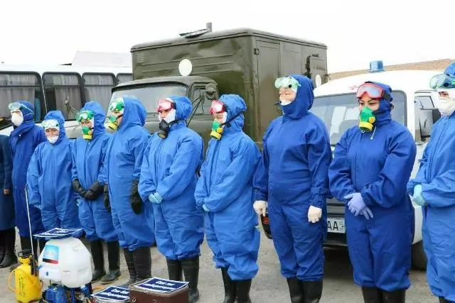 Қоңыратта айрықша жағдайлар ақыбетлерин сапластырыў бойынша арнаўлы тактик оқыў шынығыўлары өткерилди