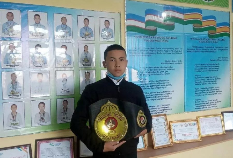 Шымбайлы 14 жаслы спортшы бокс бойынша &#1256;збекстан чемпионы болды