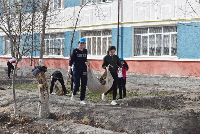 Ёшлар ташаббуси асосида экологик акция ўтказилмо&#1179;да