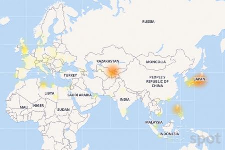 Өзбекстанда Facebook тармағы 4-сентябрьден берли үзилислер менен ислемекте