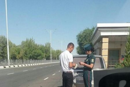 Нөкис қаласында ҳаял жол-патруль инспекторы жумыс баслады