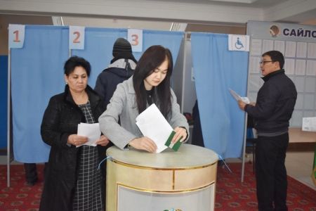Қарақалпақстан сайлаўға ең белсенди қатнасқан аймақлар қатарында