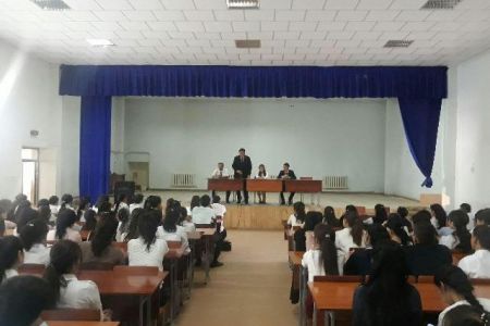 НМПИде Өзбекстан жаслар аўқамы басланғыш шөлкеминиң топар ҳәм факультет жетекшилери сайлаўы болып өтти