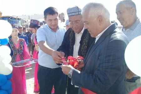 Мойнақта 1150 пуқараны душшы суў менен тәмийинлейтуғын суў насос станциясы пайдаланыўға тапсырылды