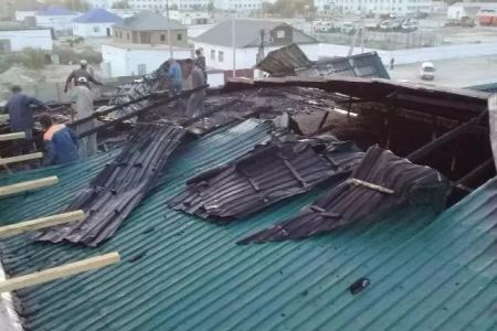 «Мойнақ аква санаат» МУК административлик имаратында өрт жүзеге келди