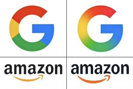 Google ҳәм Амазон логотиплери жаңаланды